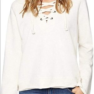 Sanctuary Lace-Up Hoodie